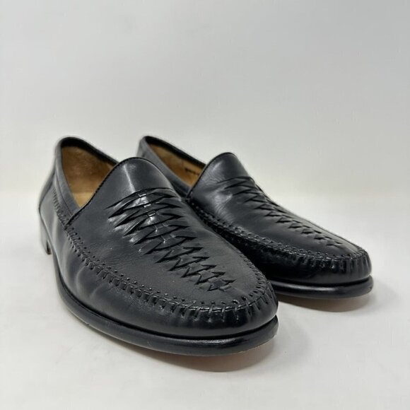Rangoni Black Leather Slip on Loafer Shoes US Size 8.5 - Picture 3 of 15